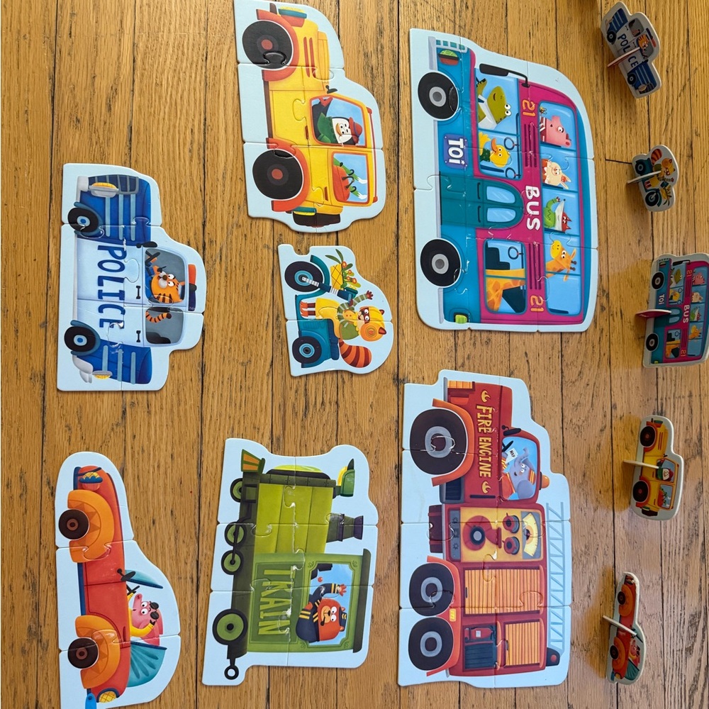 Kids Puzzle - Traffic Theme